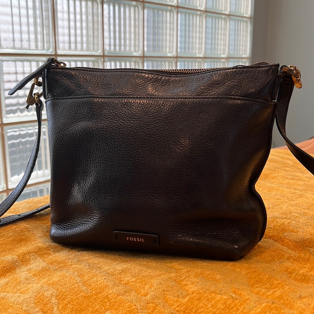 Black Fossil Purse